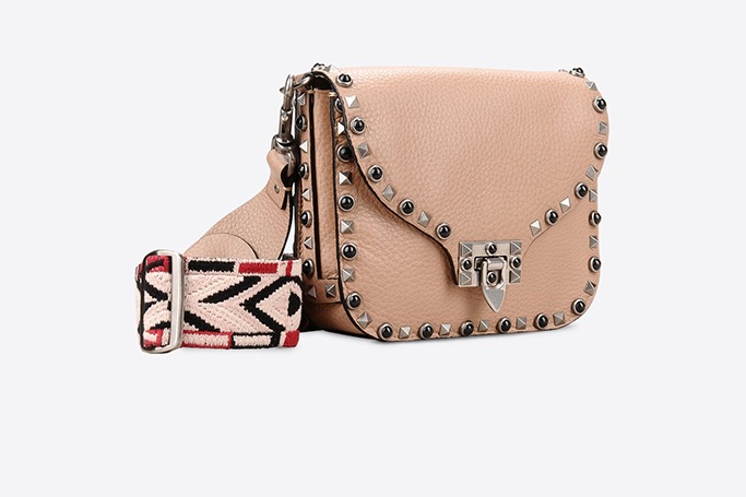 Valentino - Garavani Guitar Rockstud Rolling Cross Body Bag Valentino - Garavani Guitar Rockstud Rolling Cross Body Bag